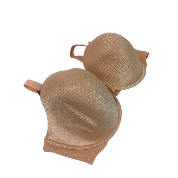 42DDD Wacoal Back Appeal Tshirt Bra New Peach Lined Underwire 853303 - Picture 3 of 11